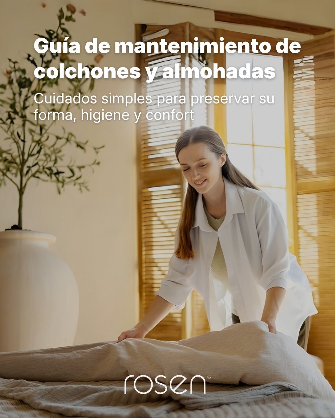 Guía de mantenimiento de colchones y almohadas