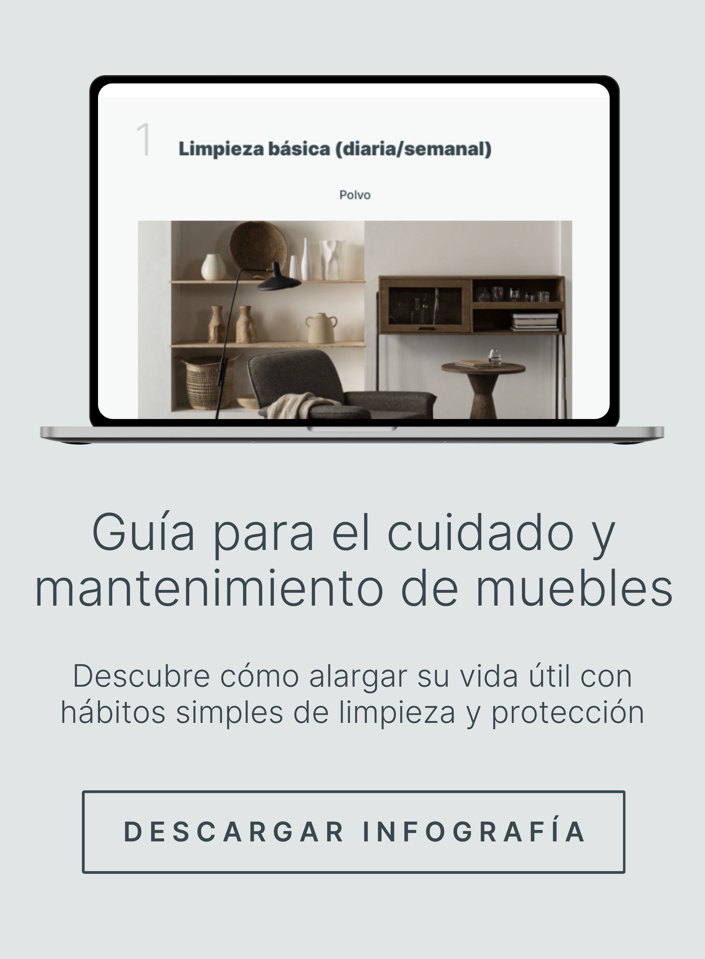Guía para el cuidado de muebles