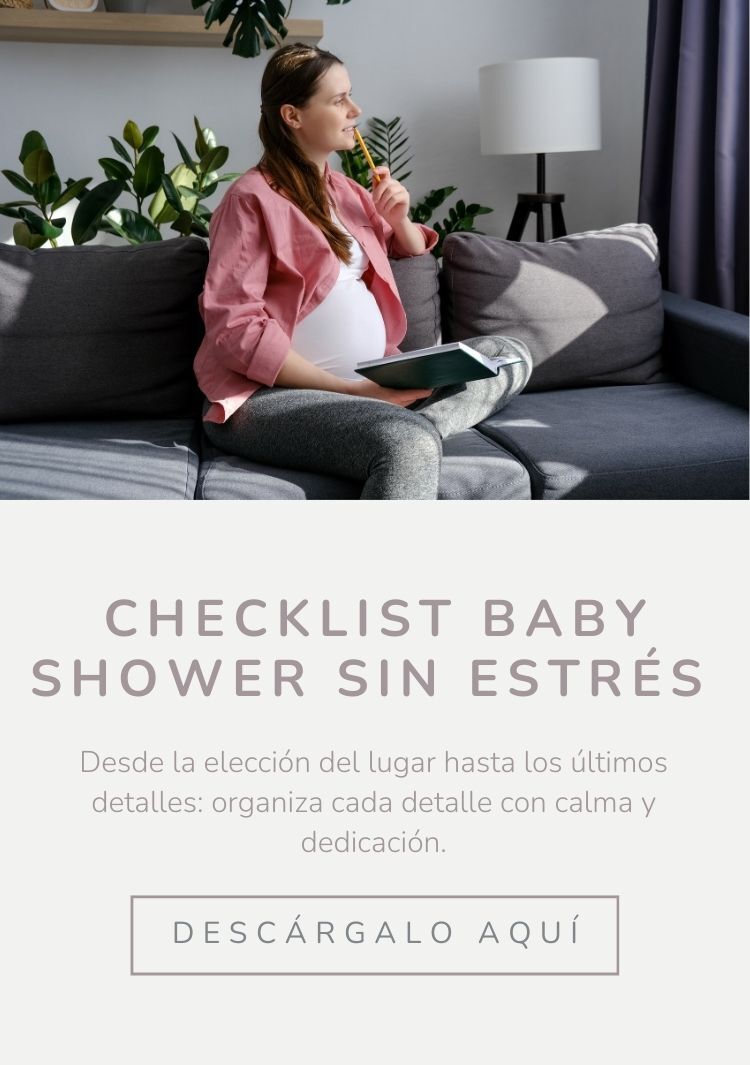 Checklist baby shower sin estrés